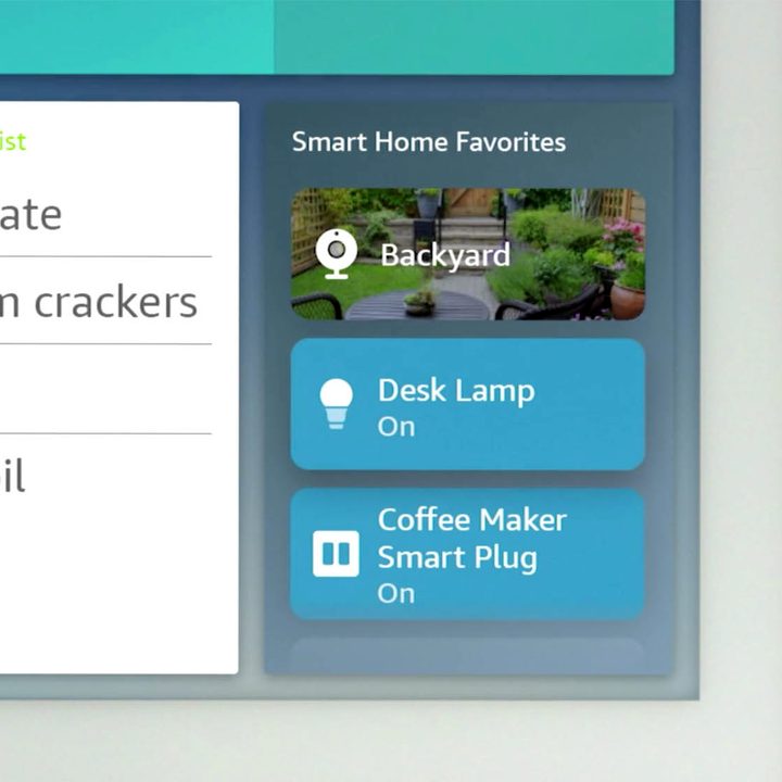 Amazon Echo Show 15 smart home options.