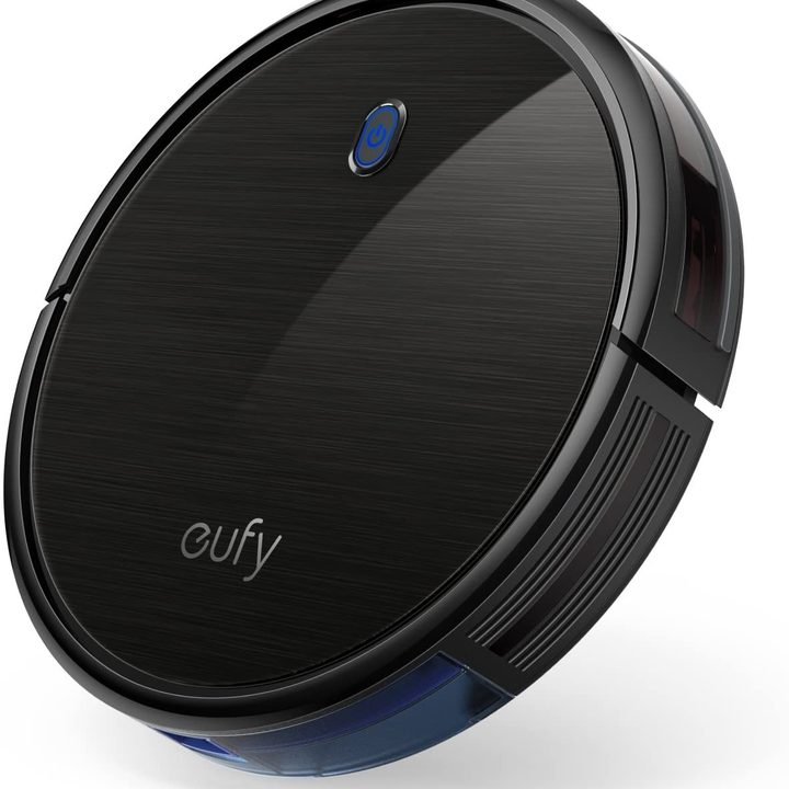 Anker Boostiq robot vacuum in black.