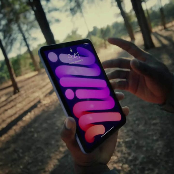 iPad Mini (2021) as seen while hiking.