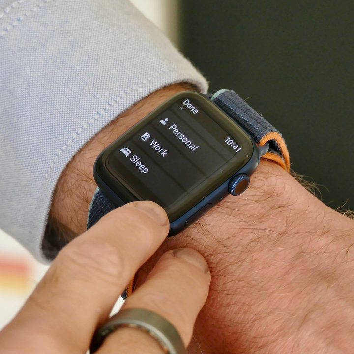 WatchOS 8 sleep mode.