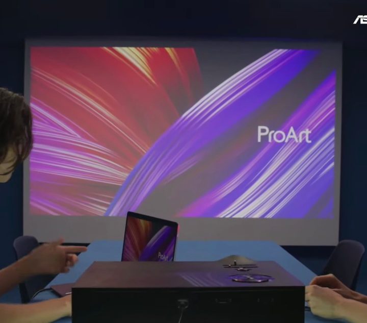 Asus ProArt Projector A1 in action.