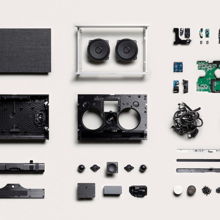 Bang & Olufsen Beosound Level components.