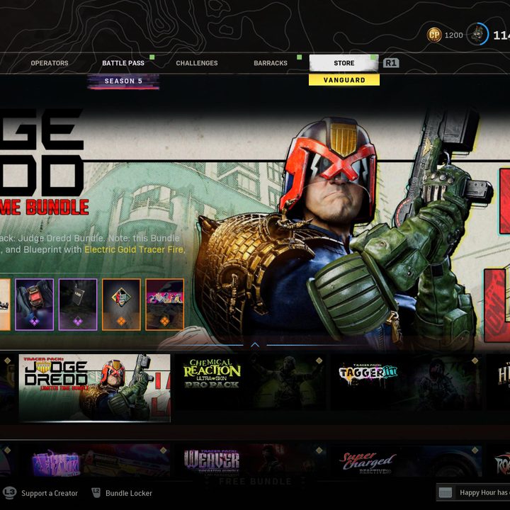 Judge Dredd in Call of Duty: Warzone.