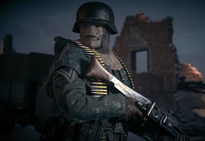 Armored soldier in Call of Duty: Vanguard.