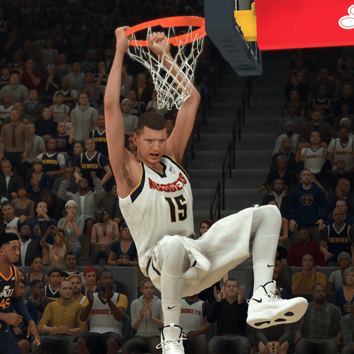 Nikola Jokić in NBA 2K22.