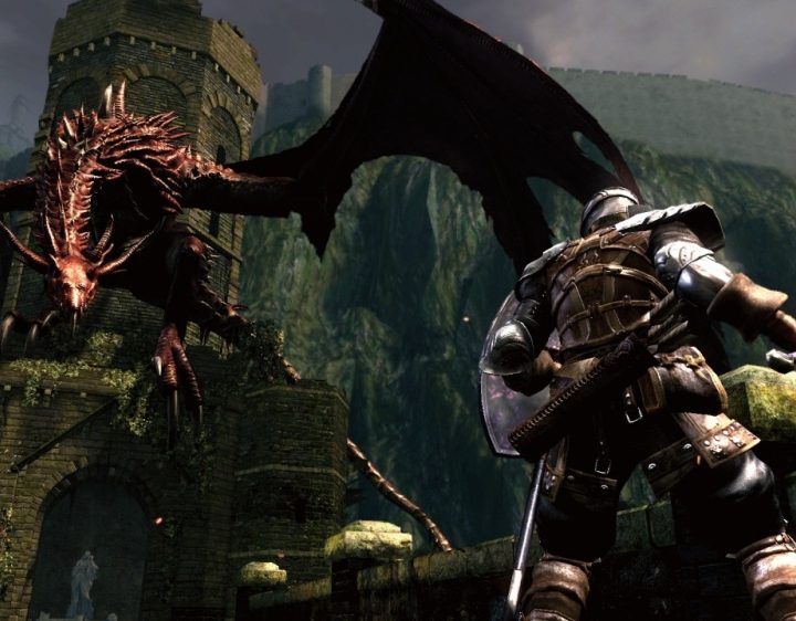 Dragon in Dark Souls Remastered.
