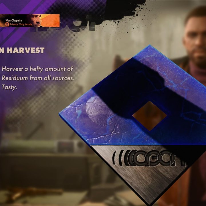 The Golden Harvest Trinket from Deathloop.