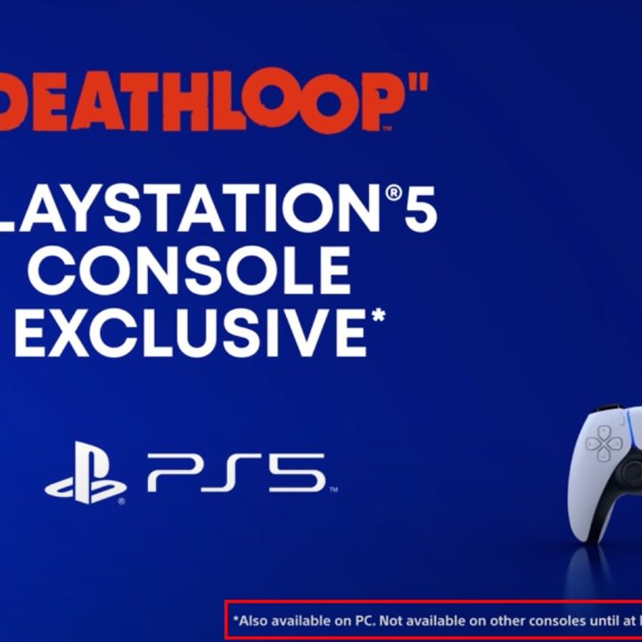 Disclaimer about Deathloop coming to other consoles next year.