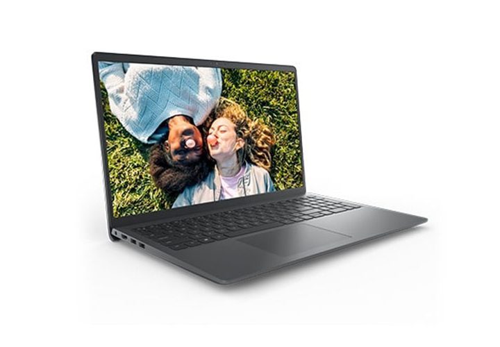 Dell Inspiron on a white background.