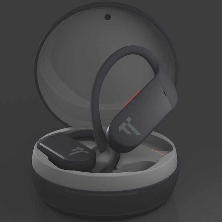 Dottir Freedom On-Grid true wireless earbuds in black.