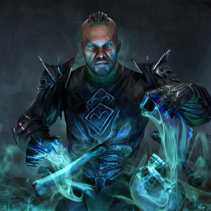 ESO Necromancer casting a spell.