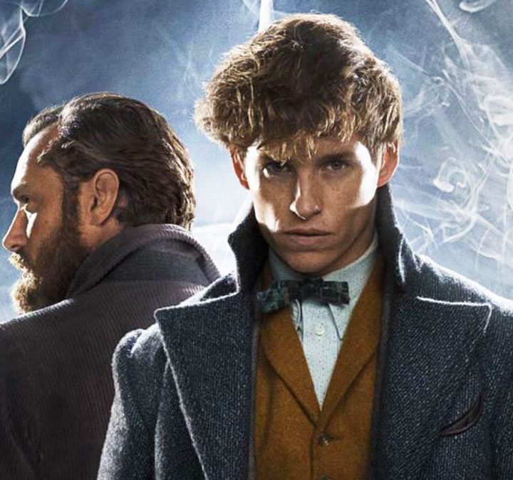 Jude Law and Eddie Redmayne in Fantastic Beasts: The Crimes of Grindelwald.