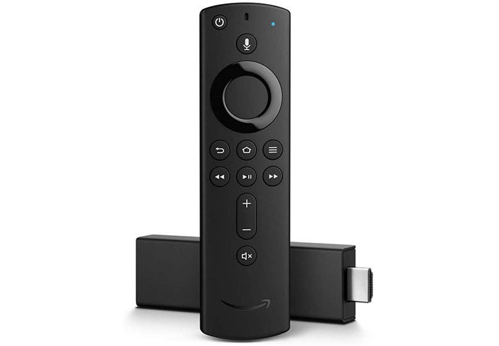 Fire TV Stick 4K on a white background.