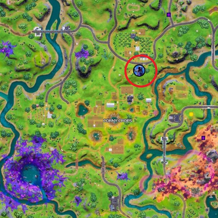 Big Mouth location in Fortnite.