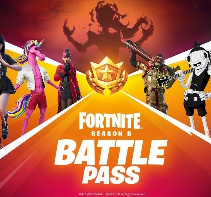 Battle pass art in Fortnite.