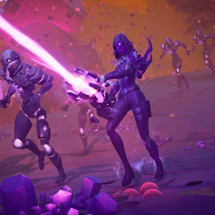 Sideways enemies in Fortnite.