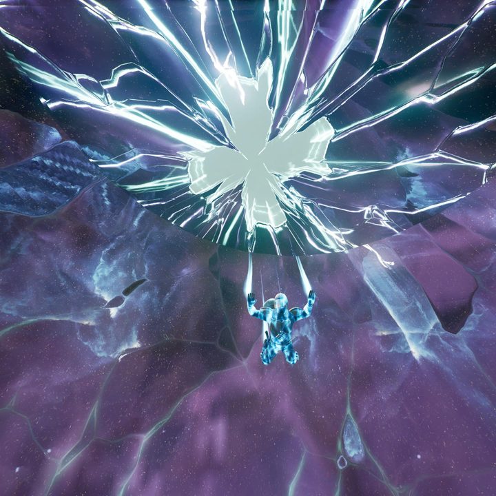 Coming out of rift in Fortnite.