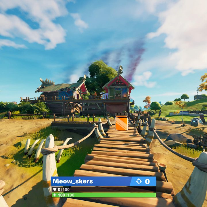 Boney Burbs Color Bottle location in Fortnite.