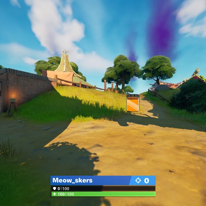 Boney Burbs Color Bottle location in Fortnite.
