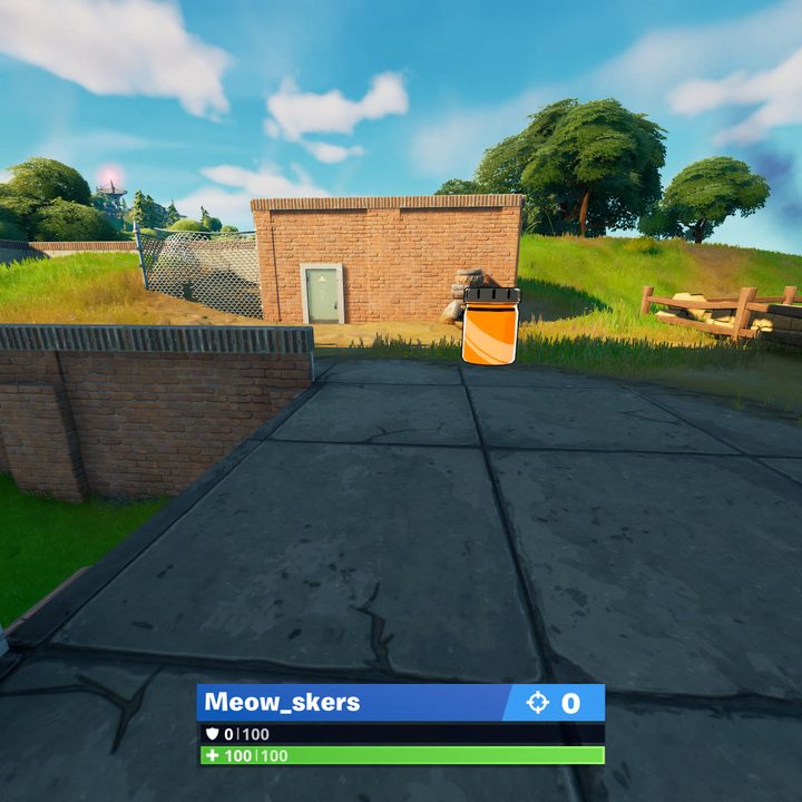 Boney Burbs Color Bottle location in Fortnite.