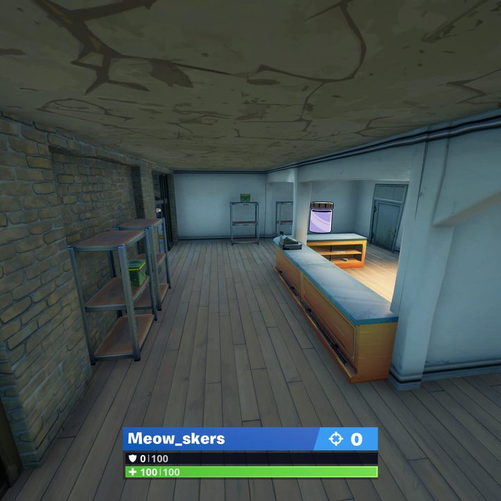 Retail Row Color Bottle location in Fortnite.