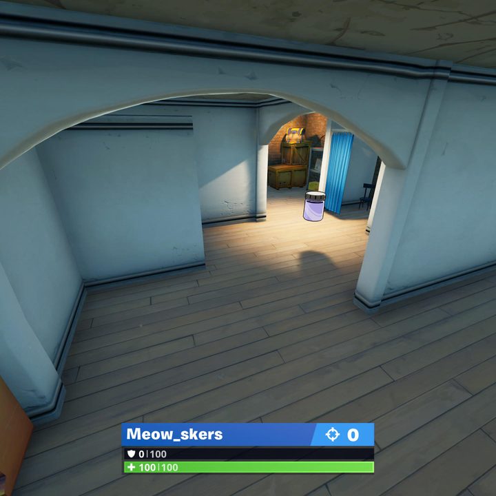 Retail Row Color Bottle location in Fortnite.