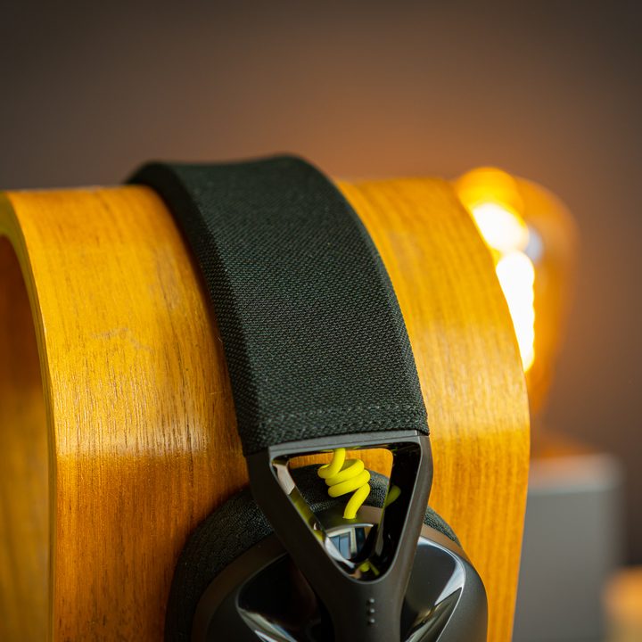 Thin headband on Logitech's G435 gaming headset.