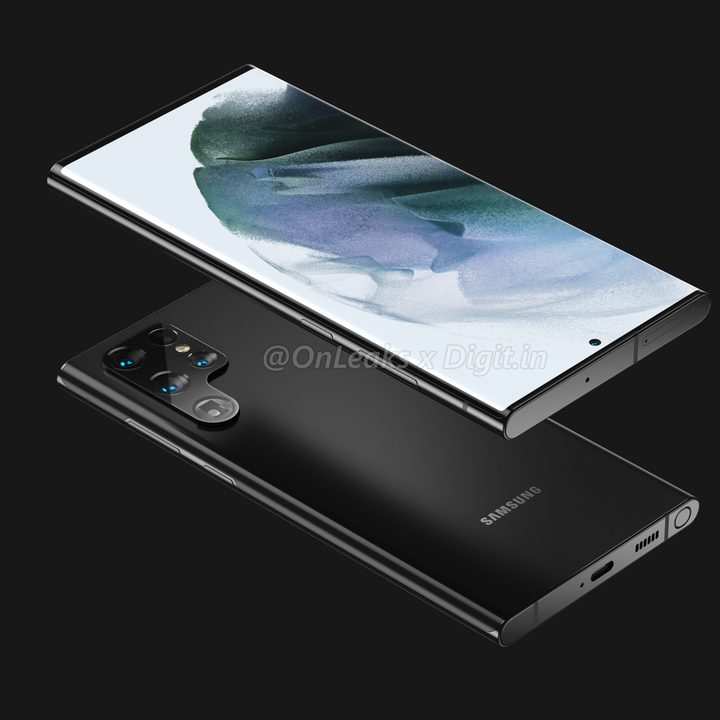 Galaxy S22 Ultra leaks by OnLeaks.