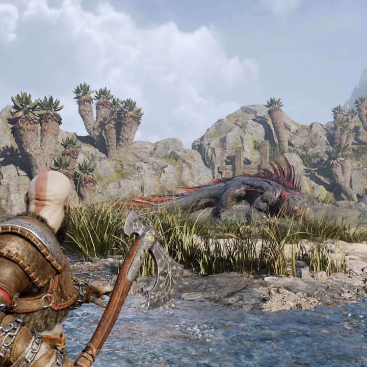 Kratos in God of War Ragnarok.