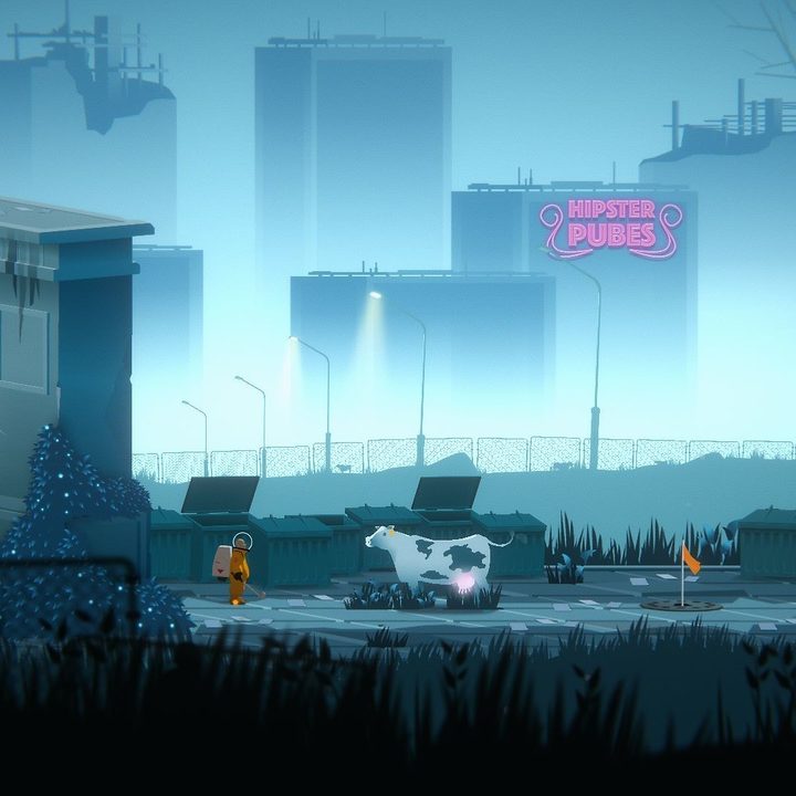 Simple level in Golf Club Wasteland.