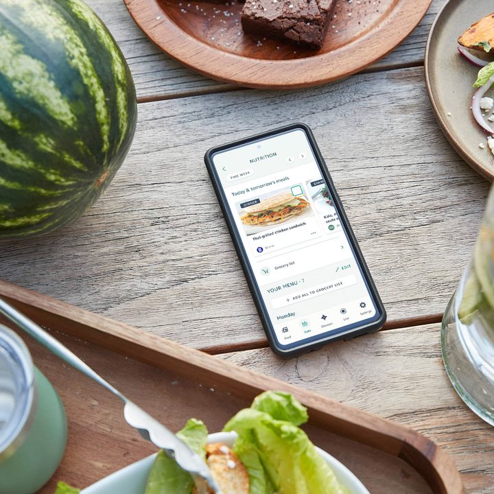 Amazon Halo Nutrition app.
