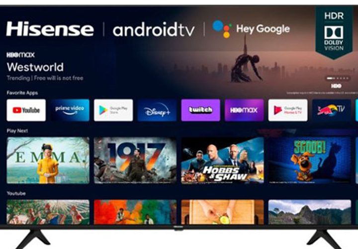 Hisense 70-inch 4K TV on a white background.