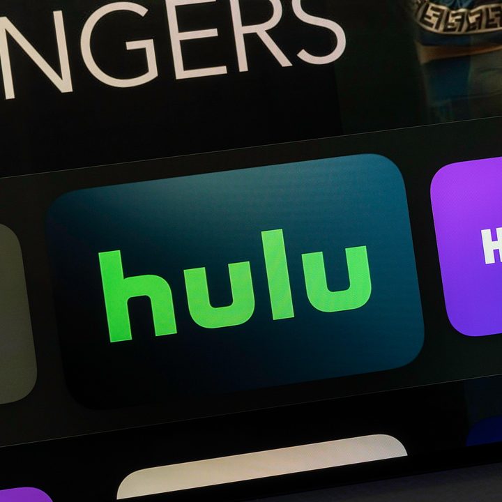 Hulu app icon on Apple TV.