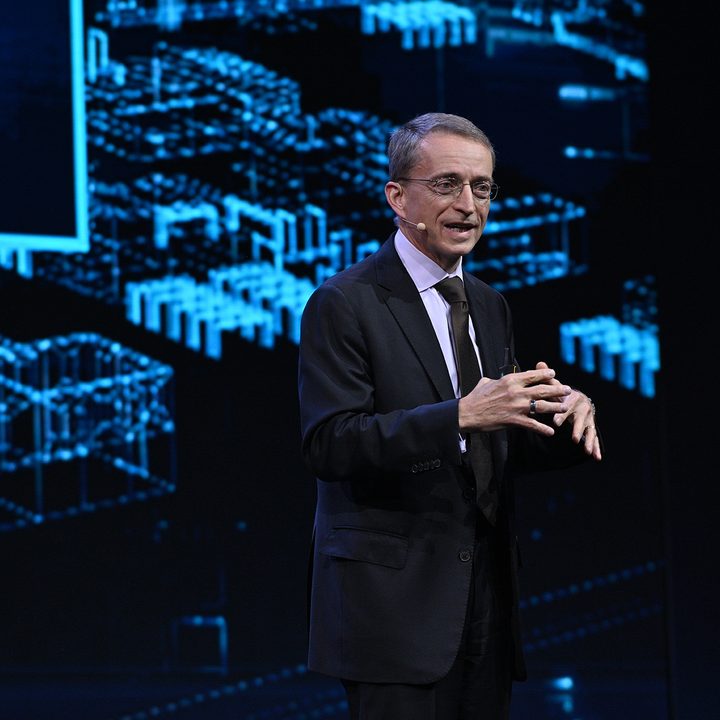 Intel CEO Pat Gelsinger delivers the Day 1 closing keynote at IAA Mobility