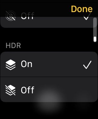 iOS 15 camera app HDR.