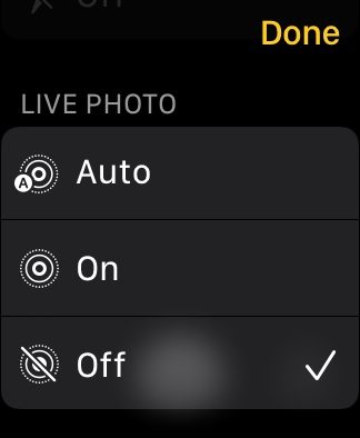 iOS 15 camera app Live Photo.