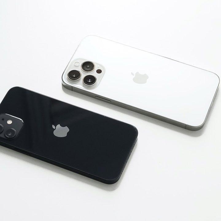 iPhone 12 and iPhone 13 Pro Max.