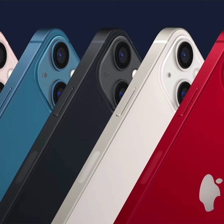 New iPhone 13 Colors: Pink, Blue, Midnight, Starlight, & Product RED.