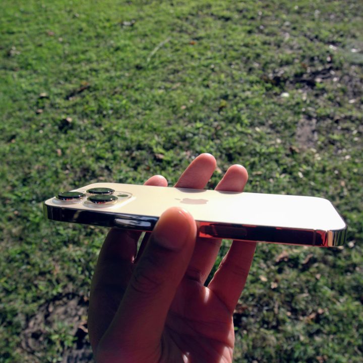 iPhone 13 Pro from the side.