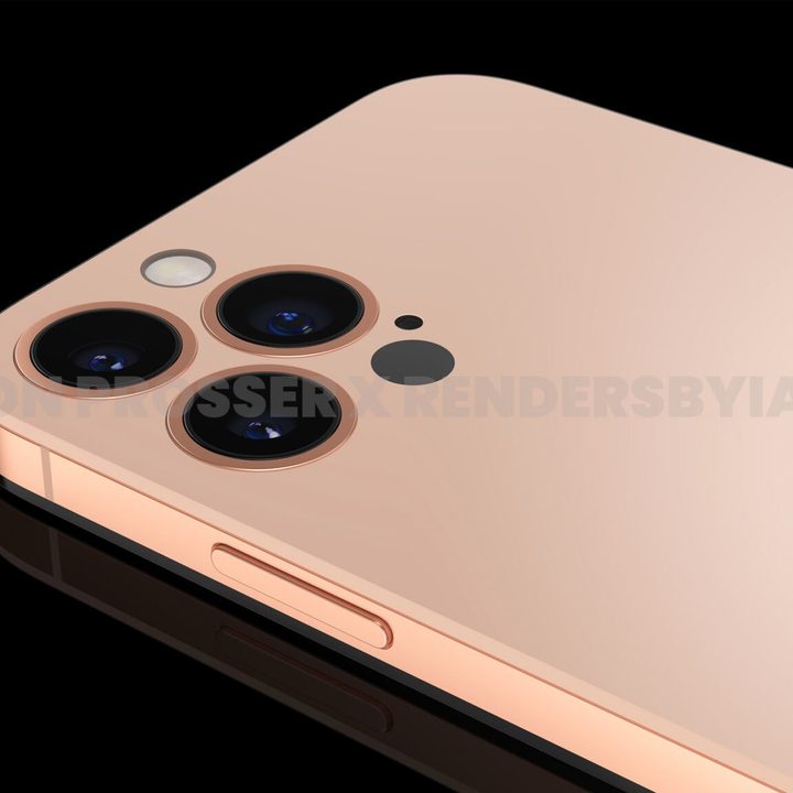 Pink iPhone 14 render.