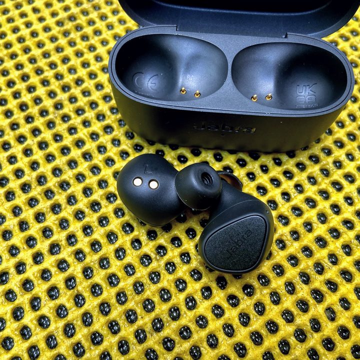 Jabra Elite 3 true wireless earbuds.