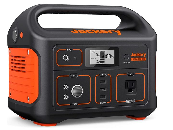 Jackery portable power station generator.