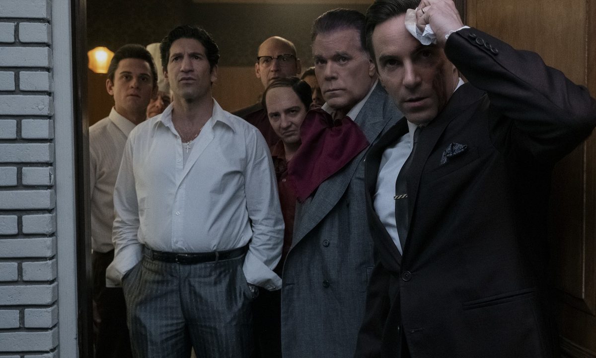 Jon Bernthal, Alessandro Nivola, and the cast of The Many Saints of Newark.