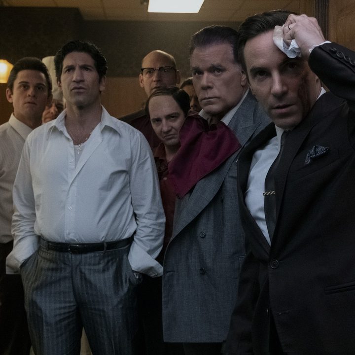 Jon Bernthal, Alessandro Nivola, and the cast of The Many Saints of Newark.