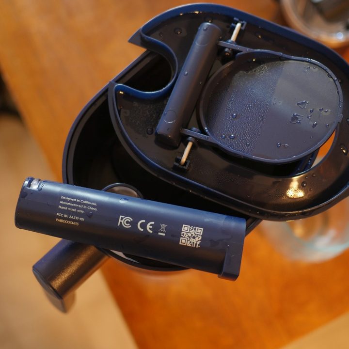 Larq PureVis UV-C light removed from pitcher.
