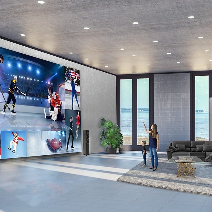 LG DVLED Extreme Home Cinema TV.