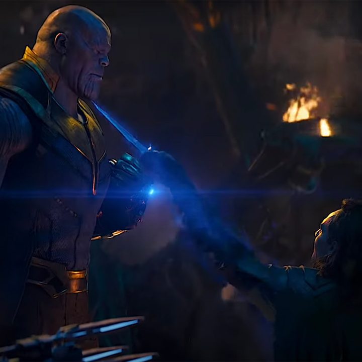 Loki and Thanos in Avengers: Infinity War.