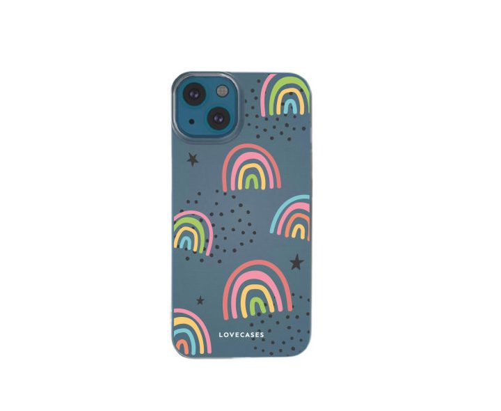 LoveCases Abstract Rainbow Gel Case.