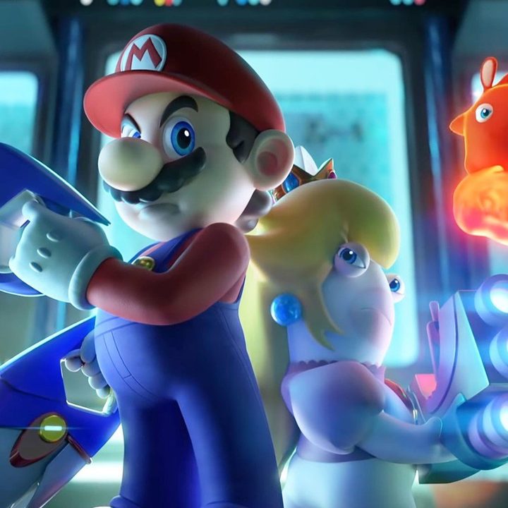Mario and company in Mario + Rabbids: Sparks of Hope.