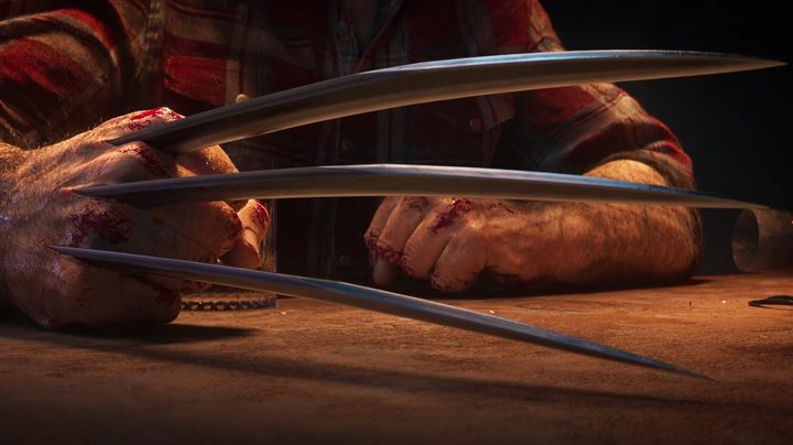 Logan's claws out in Marvel's Wolverine.